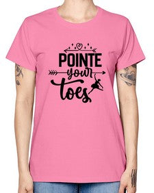 Pointe your toes 177# - ballet -  Missy T-Shirt