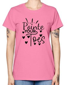 Pointe your toes 178# - ballet -  Missy T-Shirt