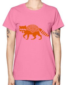 RacoonMandala 1010# - mandala -  Missy T-Shirt