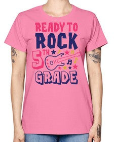 Ready To Rock fifth 727# - fifth grade -  Missy T-Shirt