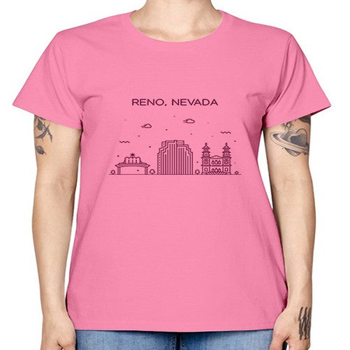 Reno 1712# - cities -  Missy T-Shirt