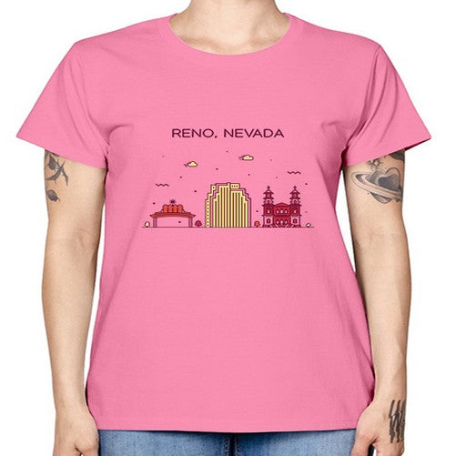 Reno 1714# - cities -  Missy T-Shirt