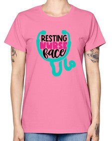 Resting Nurse Face Style Style 1355# - nurse -  Missy T-Shirt