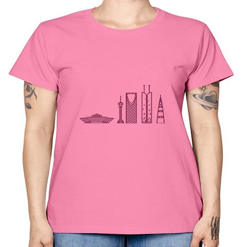 Riyadh 1740# - cities -  Missy T-Shirt