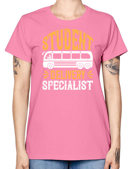 STUDENT DELIVERY SPECIALIST Style 1427# - Bus Driver -  Missy T-Shirt