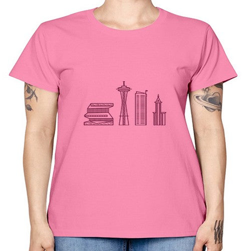 Seattle 1808# - cities -  Missy T-Shirt
