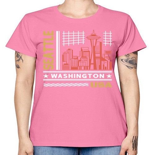 Seattle 1809# - cities -  Missy T-Shirt
