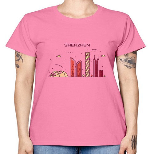 Shenzhen 1834# - cities -  Missy T-Shirt