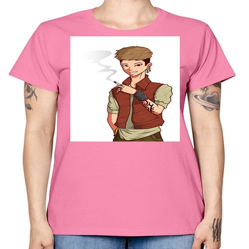 Smoker street boy 61# - anime -  Missy T-Shirt