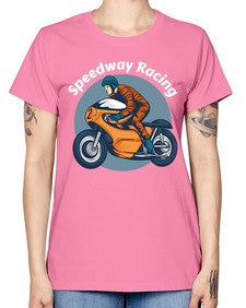 Speedway racing 64# - motorcycle -  Missy T-Shirt