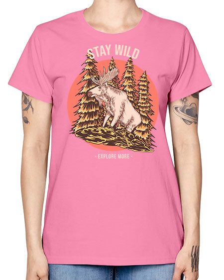 Stay Wild 16# - nature -  Missy T-Shirt