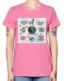 Straight Capricorn 471# - capricorn -  Missy T-Shirt