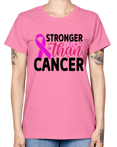 Stronger Than Cancer 6# - breast cancer -  Missy T-Shirt
