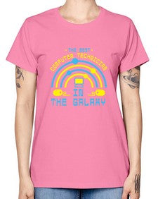 The best computer technician in the galaxy 13# - computer -  Missy T-Shirt