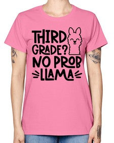 Third Grade No Prob 971# - third grade -  Missy T-Shirt