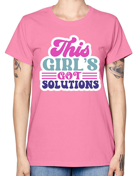 This girls got solutions 16# - general science -  Missy T-Shirt