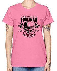 This man is 1166# - skull and bones -  Missy T-Shirt