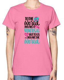 To The World You Style Style 1577# - nurse -  Missy T-Shirt