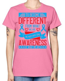 To become different from what we are we must have some awareness of what we are Style 11# - Self awareness -  Missy T-Shirt