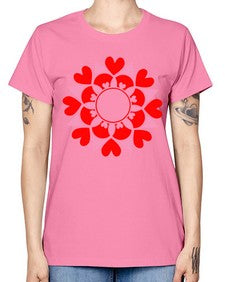 ValentineMandalaOPT 1194# - mandala -  Missy T-Shirt