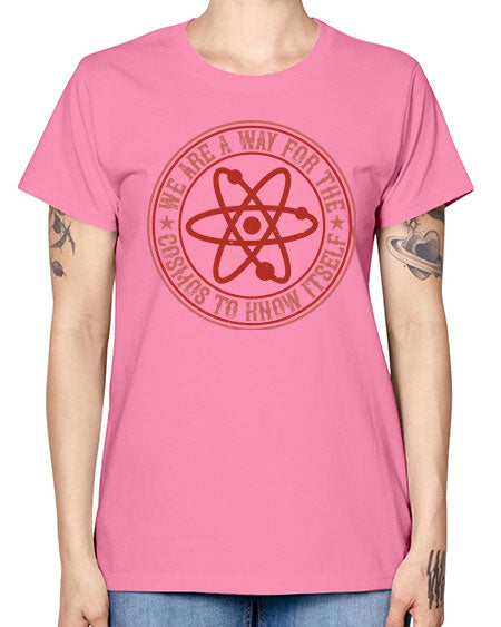 We are a way for the cosmos to know itself 300# - general science -  Missy T-Shirt