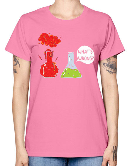 WhatsWrongScienceTshirt 11# - general science -  Missy T-Shirt