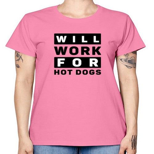 Will Work For Style 1# - dogs -  Missy T-Shirt
