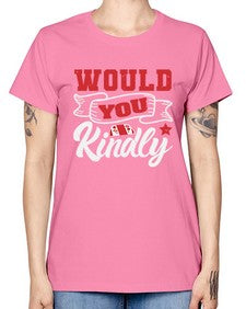 Would you kindly 55# - video games -  Missy T-Shirt