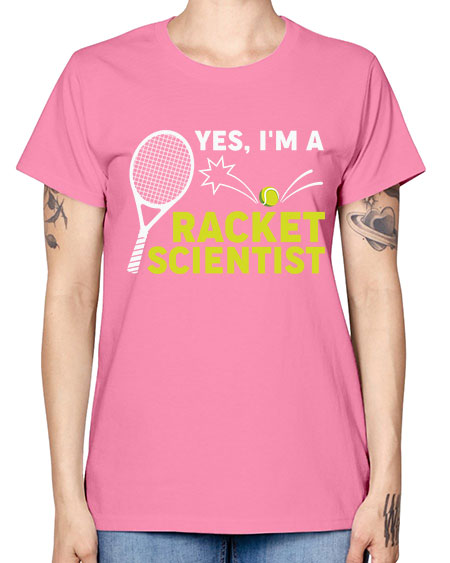 YesImARacketScientistScientistSkinite Scientist Skinite 1# - general science -  Missy T-Shirt