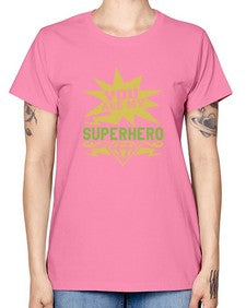 You are my superhero 269# - cartoon super hero -  Missy T-Shirt