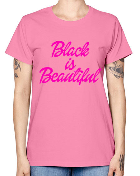 black is beautiful 200# - black words and phrases -  Missy T-Shirt