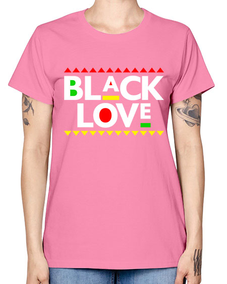 black love 228# - black words and phrases -  Missy T-Shirt