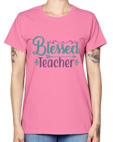 blessed teacher 631# - teacher -  Missy T-Shirt