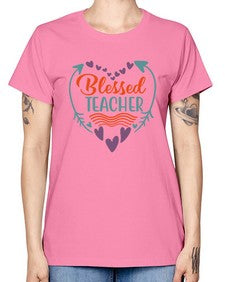blessed teacherrr 634# - teacher -  Missy T-Shirt