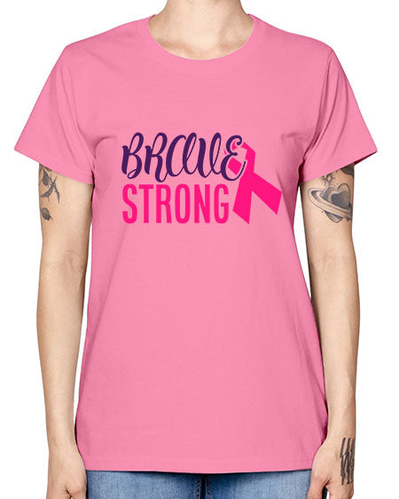 brave strong Style 15# - breast cancer -  Missy T-Shirt