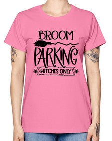 broom parking witches only 46# - witch -  Missy T-Shirt