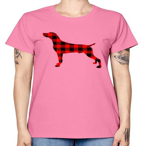 buffalo plaid beagle 63# - dogs -  Missy T-Shirt