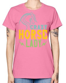 crazy horse lady Style 10# - horse -  Missy T-Shirt