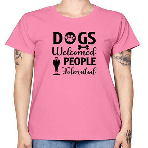 dogs welcome people tolerated 135# - dogs -  Missy T-Shirt