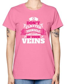 dont flatter yourself Style 716# - nurse -  Missy T-Shirt