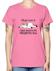 dramatic unicorn 96# - unicorn -  Missy T-Shirt