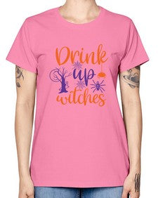 drink up witches 40# - witch -  Missy T-Shirt