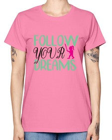 follow your dreams 134# - unicorn -  Missy T-Shirt