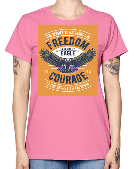 freedom eagle 35# - birds -  Missy T-Shirt