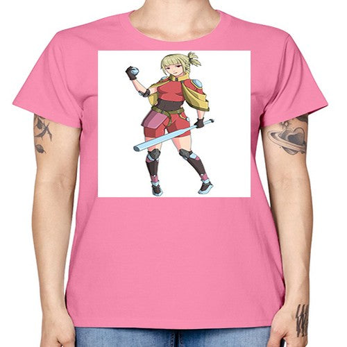 girl bring stick3# - anime -  Missy T-Shirt