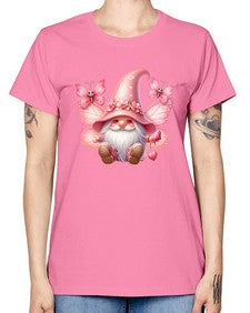 gnome with butterfly 02# - gnome -  Missy T-Shirt