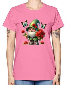 gnome with butterfly 11# - gnome -  Missy T-Shirt