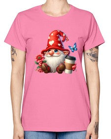 gnome with butterfly 12# - gnome -  Missy T-Shirt
