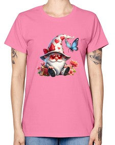 gnome with butterfly 13# - gnome -  Missy T-Shirt