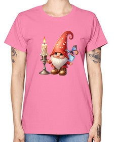 gnome with butterfly 16# - gnome -  Missy T-Shirt